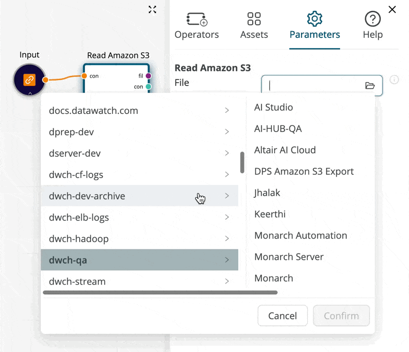 Improved navigation of cloud storage contents